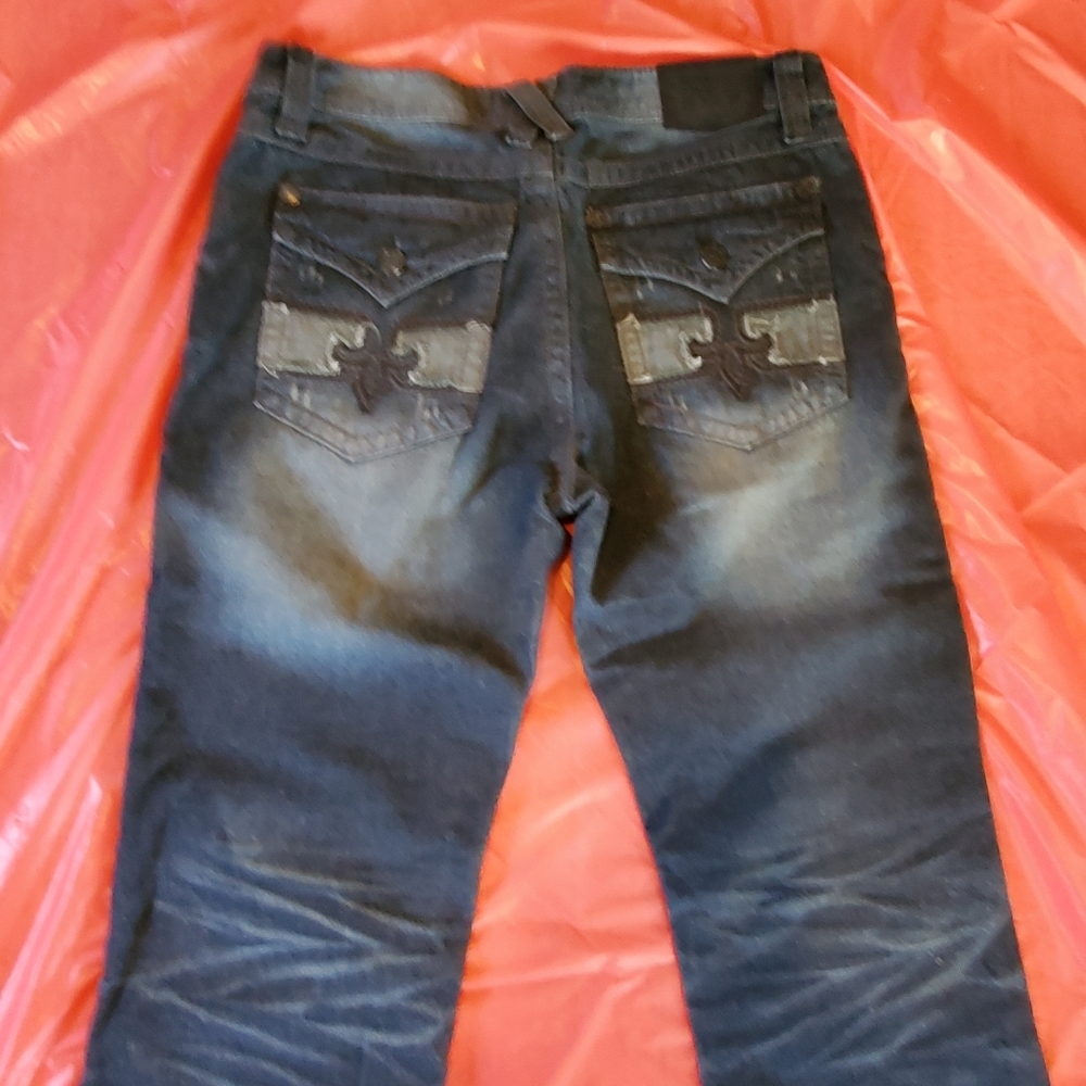 XTREME COUTURE Distressed Relaxed Fit Jeans 34X32